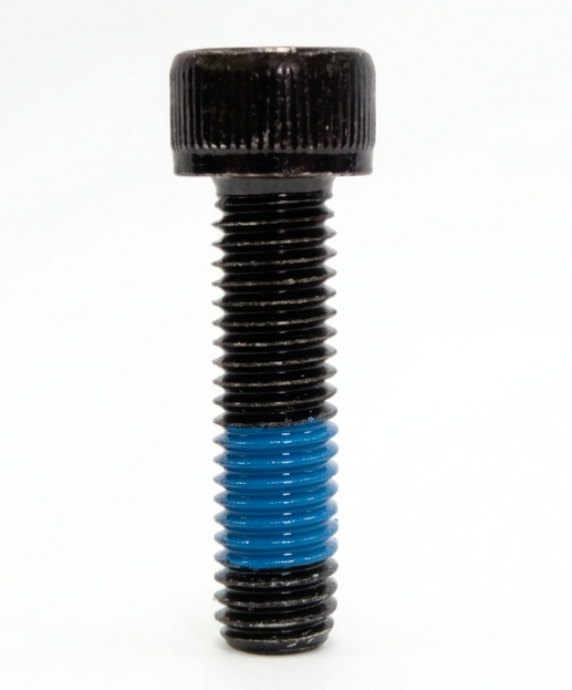 trivalent black nylok screw